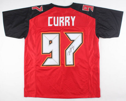 Vinny Curry Signed Tampa Bay Buccaneers Jersey (PSA COA) Super Bowl LII Champs