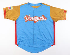 Luis Arraez Signed Team Venezuela World Baseball Classic Jersey (JSA COA) Padres