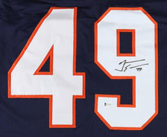 Tremaine Edmunds Signed Bears Jersey (Beckett) Chicago Middle Linebacker