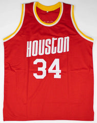 Hakeem Olajuwon Signed Houston Rockets Jersey (JSA COA) 12xAll-Star Center