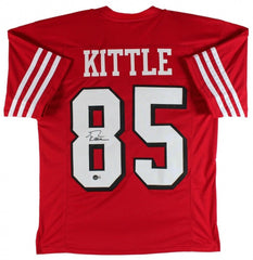 George Kittle Signed 49ers Jersey (Beckett) San Francisco 3xPro Bowl Tight End