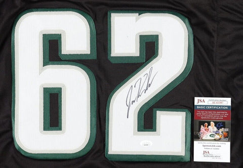 Jason Kelce Signed Philadelphia Eagles Black Jersey (JSA COA) 7xPro Bowl Center