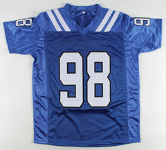 Robert Mathis Signed Indianapolis Colts Jersey (JSA COA) Super Bowl XLI Champion