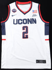 Tristen Newton Signed UConn Huskies Jersey (PSA) 2023 Indiana Pacers Draft Pick