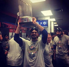 Justin Grimm Signed 2016 World Series Baseball Inscribed "We Did Not Suck" (JSA)
