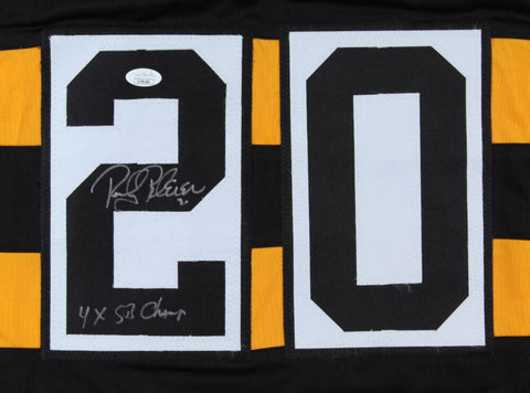 Rocky Bleier Signed Pittsburgh Steelers Jersey Inscribed "4xS B Champ"(JSA)