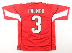 Carson Palmer Signed Arizona Cardinals Red Jersey (PSA) 3×Pro Bowl Quarterback