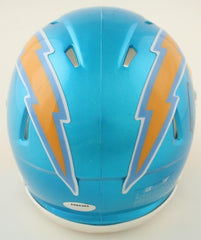 Dan Fouts Signed San Diego Charger Mini Helmet (Schwartz) 6xPro Bowl Quarterback