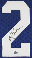 Marshall Faulk Signed Indianapolis Colts Jersey (Beckett) NFL MVP 2000 / R.B.