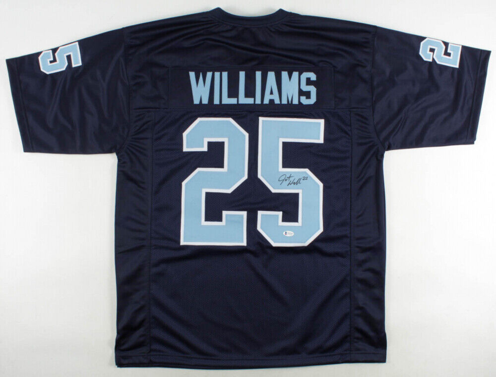Javonte Williams Signed North Carolina Tar Heels Black Jersey (Beckett COA) R.B.
