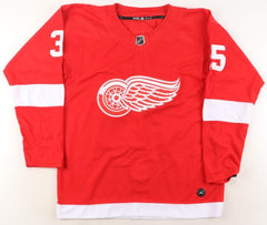 Ville Husso Signed Detroit Red Wings Jersey (JSA COA) Wings Goaltender Prospect