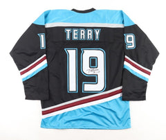 Troy Terry Signed Ducks Jersey (JSA COA) Anaheim Top Scorer 2021-22 /37 Goals