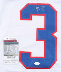 Ken Morrow Signed 1980 Team USA Jersey (JSA) Miracle on Ice 1980 Gold Medal Team