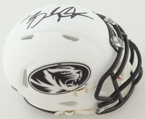 Brady Cook Signed Missouri Tigers Mini Helmet (Beckett) 2024 Mizzou Starting Q.B
