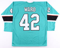 Joel Ward Signed San Jose Sharks Jersey (Beckett COA) San Jose Defenseman