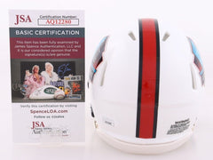 Devin Hester Signed Hall of Fame Speed Mini Helmet Chicago Bears (JSA COA)