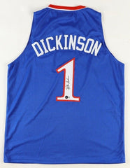 Hunter Dickinson Signed Kansas Jayhawks Jersey (Beckett)