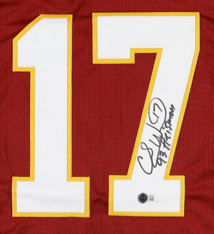 Charlie Ward Signed Florida State Seminoles Jersey "93 Heisman" (Beckett) Q.B.
