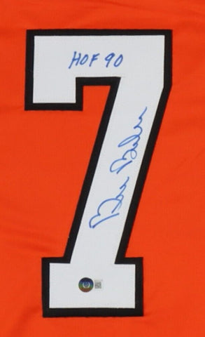 Bill Barber Signed Philadelphia Flyers Jersey Inscribed "HOF 90" (Beckett) 2xCup