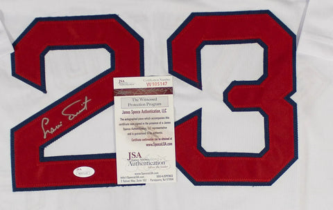 Luis Tiant Signed Boston Red Sox Jersey (JSA COA) 3×All-Star Pitcher