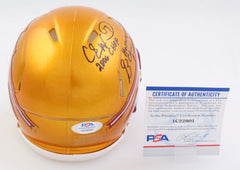 Charlie Ward Signed Florida State Seminoles Speed Mini Helmet 2 Inscriptions /QB