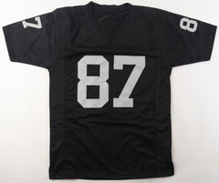 Dave Casper Signed Oakland Raiders Jersey Inscribed "HOF 02"(Beckett) 5xPro Bowl