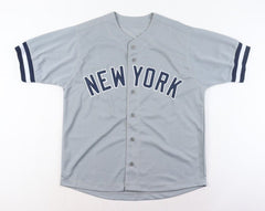 Ron Guidry Signed New York Yankees Gray Road Jersey (JSA COA) 4xAll Star Pitcher