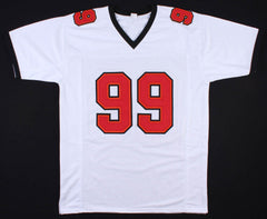 Warren Sapp Signed Tampa Bay Buccaneers Jersey Inscribed "HOF 13" (Beckett) Bucs