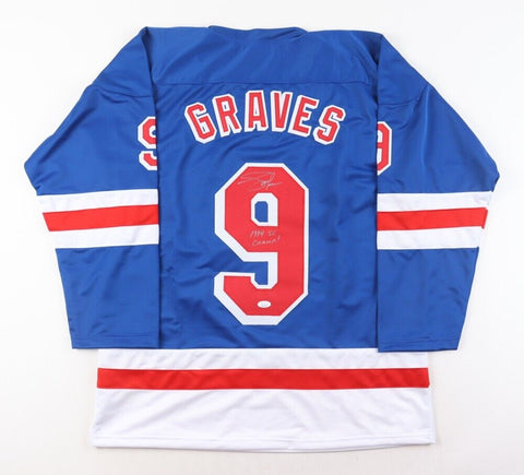 Adam Graves Signed New York Rangers Jersey (JSA COA) 1994 Stanley Cup Champion