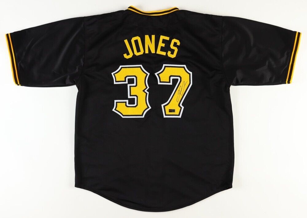 Jared Jones Signed Pittsburgh Pirates Jersey (TSE) 2024 Rookie Starting Pitcher