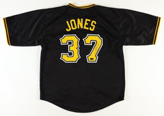 Jared Jones Signed Pittsburgh Pirates Jersey (TSE) 2024 Rookie Starting Pitcher