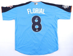 Estevan Florial Signed New York Yankees 2017 MLB Futures Game Jersey (JSA)