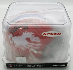 Randy Gradishar Signed Denver Broncos Throwback Mini Helmet (Beckett) HOF 2024