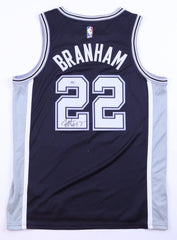 Malaki Branham Signed San Antonio Spurs Jersey (PSA) 2022 1st Round Pick #20