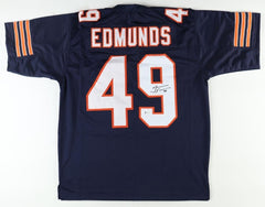 Tremaine Edmunds Signed Bears Jersey (Beckett) Chicago Middle Linebacker