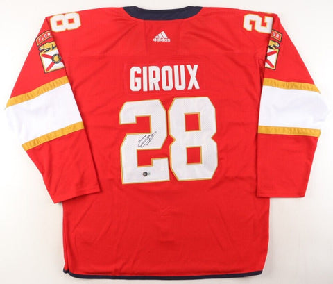 Claude Giroux Signed Florida Panthers Jersey (Beckett) 2006 1st Round Draft Pick