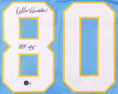 Kellen Winslow Signed Chargers Jersey Inscribed "HOF 95" (Beckett) 5×Pro Bowl TE