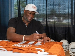 Vince Young Signed Texas Longhorns Highlite Stat Jersey (JSA) Titans Quarterback