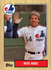 Pete Rose Signed Montreal Expos Jersey (JSA COA) MLB's All-Time Hit Leader/ 4256