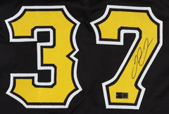 Jared Jones Signed Pittsburgh Pirates Jersey (TSE) 2024 Rookie Starting Pitcher