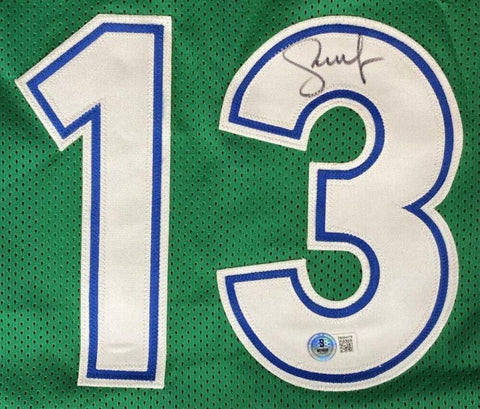 Steve Nash Signed Dallas Mavericks Jersey (Beckett) 8xNBA All Star / 2xNBA MVP