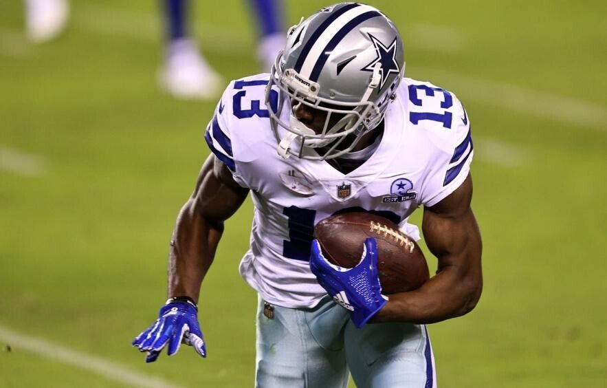 Michael Gallup Signed Cowboys White Jersey (JSA COA) Dallas 2018 3rd Rd Pick W.R