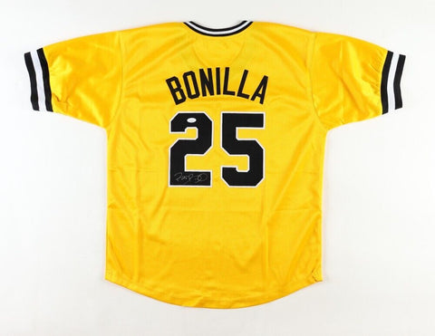 Bobby Bonilla Signed Pittsburgh Pirates Throwback Jersey (JSA COA) 6xAll Star 3B
