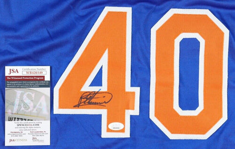 Bartolo Colon Signed New York Mets Jersey (JSA COA) The Man They Call Big Sexy