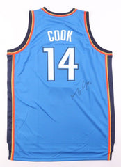 Daequan Cook Signed Oklahoma City Thunder Jersey (JSA COA) 2007 1st Round Pick