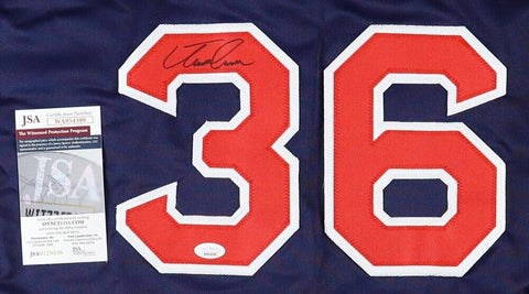 Triston Casas Signed Boston Red Sox Jersey (JSA COA)  July 2023 Rookie o/t Month