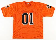John Schneider, Catherine Bach, Tom Wopat Signed The Dukes of Hazzard Jersey JSA