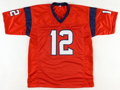 Nico Collins Signed Houston Texans Jersey (Beckett) 2021 3rd Round Pick Michigan