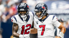 Nico Collins Signed Houston Texans Jersey (JSA COA) 2021 3rd Round Pick Michigan