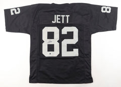 James Jett Oakland / Los Angeles Raiders Signed Jersey (Beckett) Wide Receiver